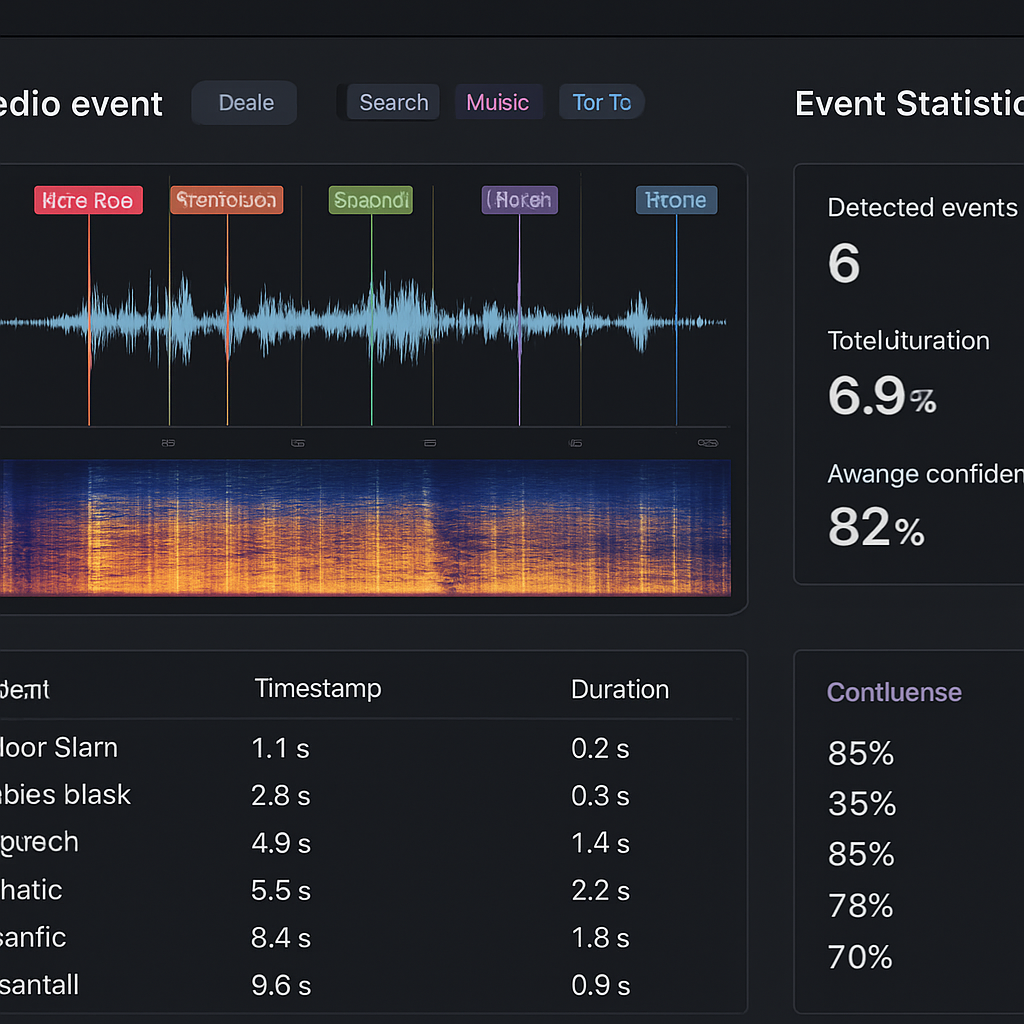 Audio event detection